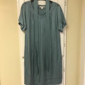 Gorgeous Satin Teal Dress